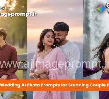 100+ Stunning Pre Wedding AI Photo Prompts for Viral Couple Photoshoot Ideas