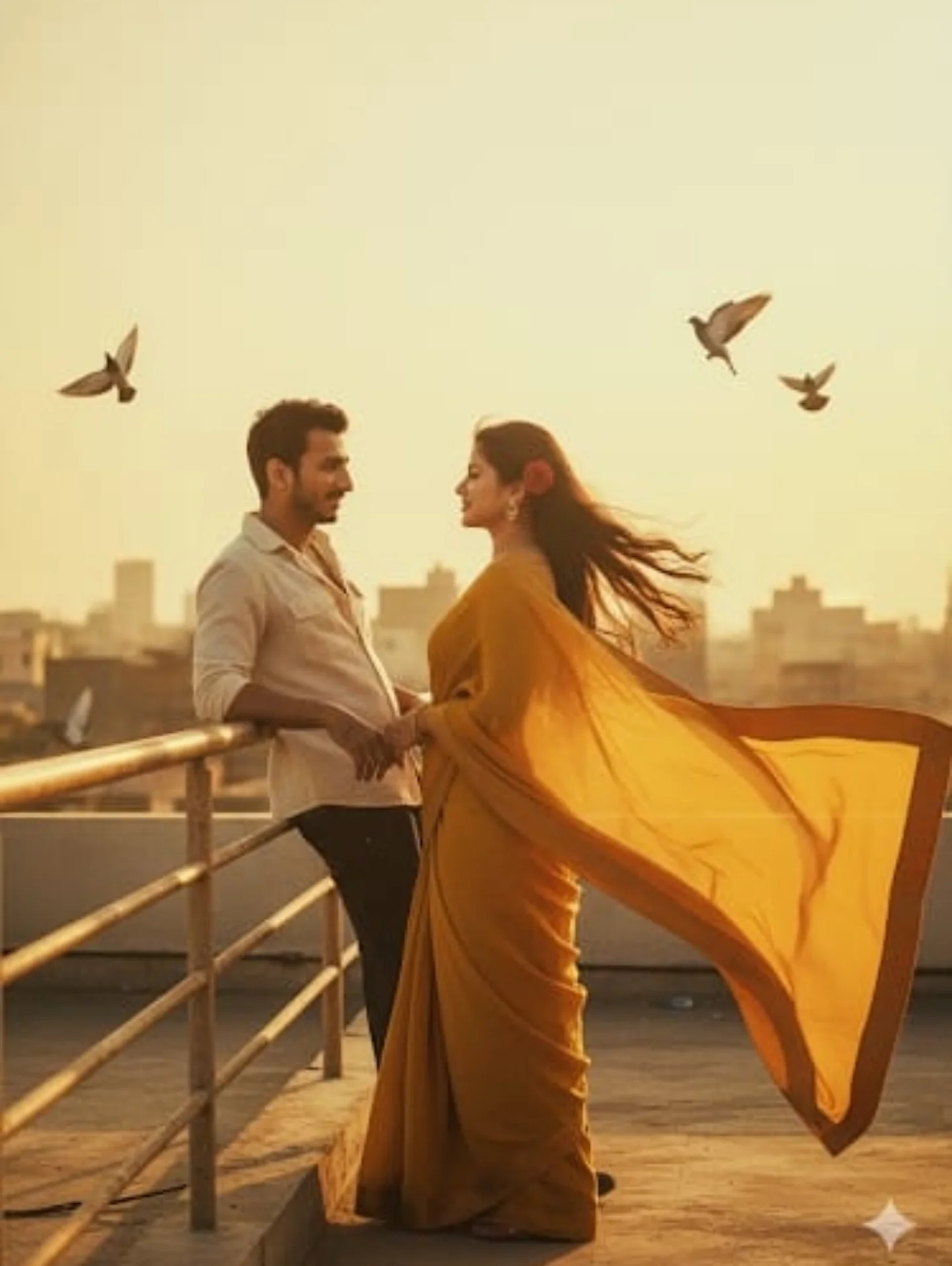 Prompt For Gemini Ai Retro Style Couple Photo