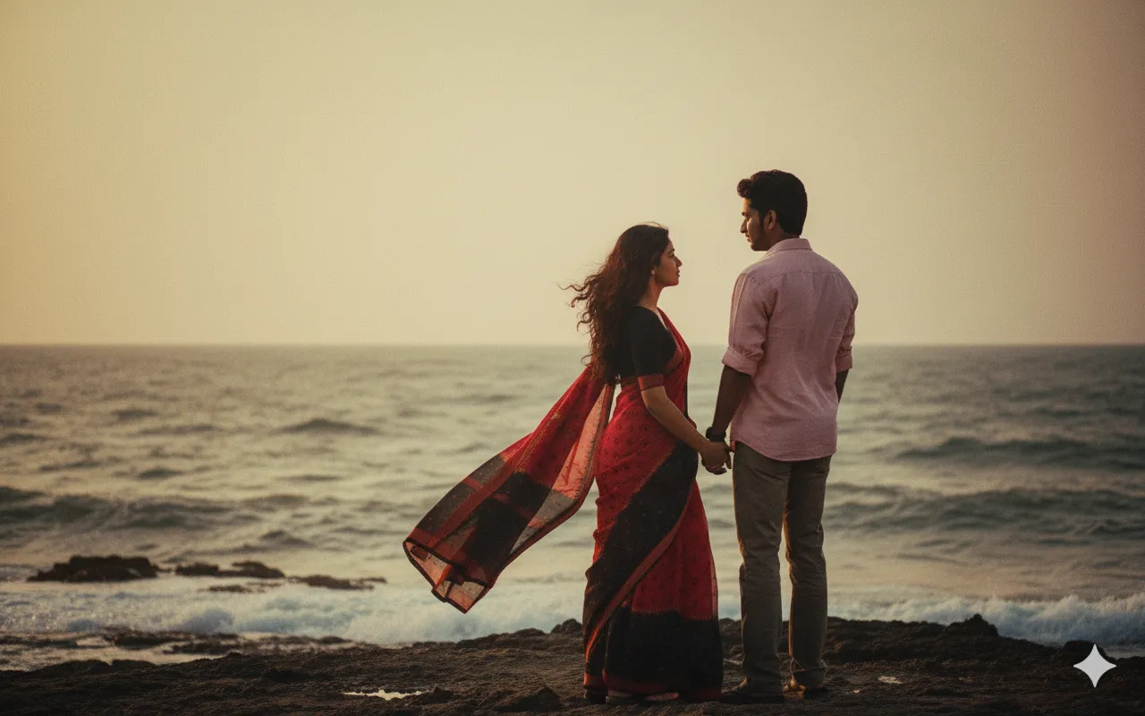 Prompt For Gemini Ai Retro Style Couple Photo