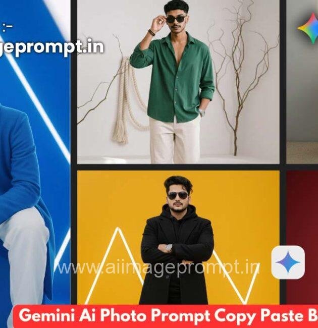Top 100 Studio Style Gemini Ai Photo Prompt Copy Paste Boy