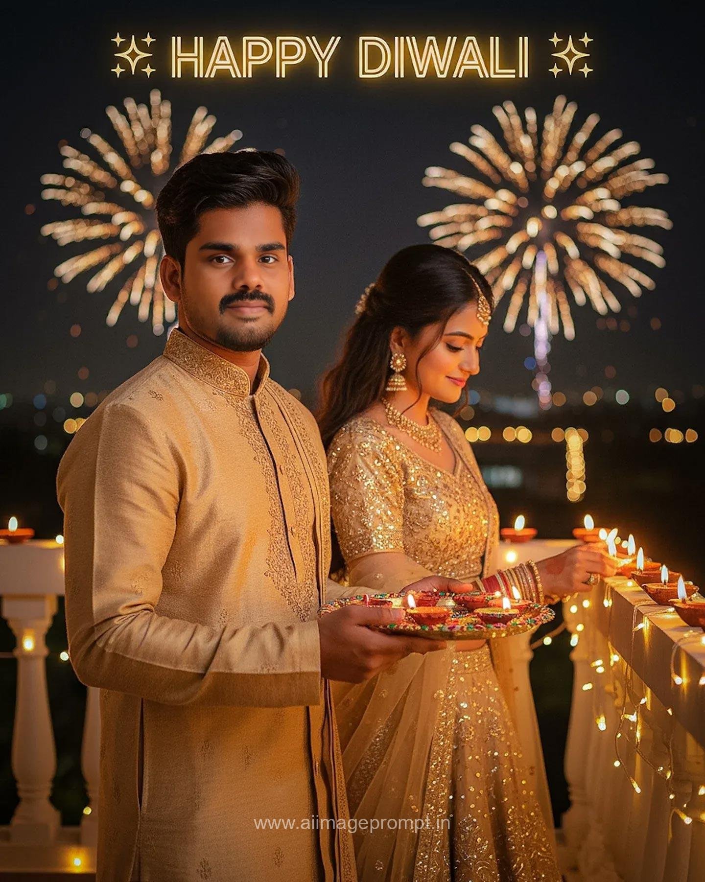 diwali ai image prompt