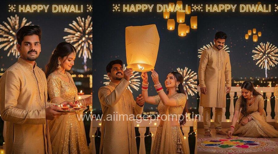 diwali festival vibes in google gemini ai prompts