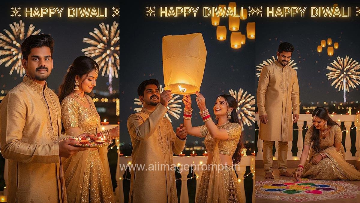diwali festival vibes in google gemini ai prompts
