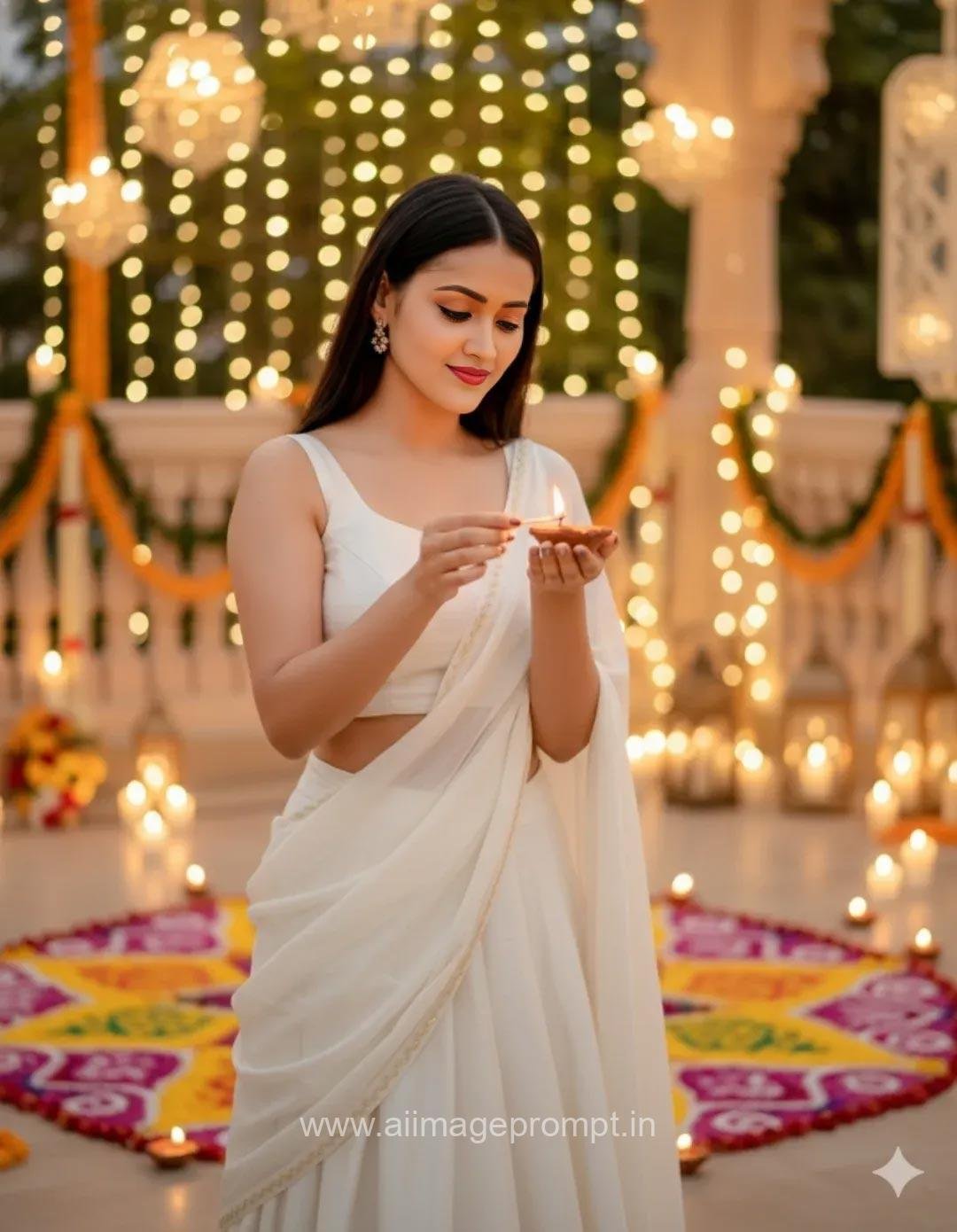 diwali girls instagram ai prompt