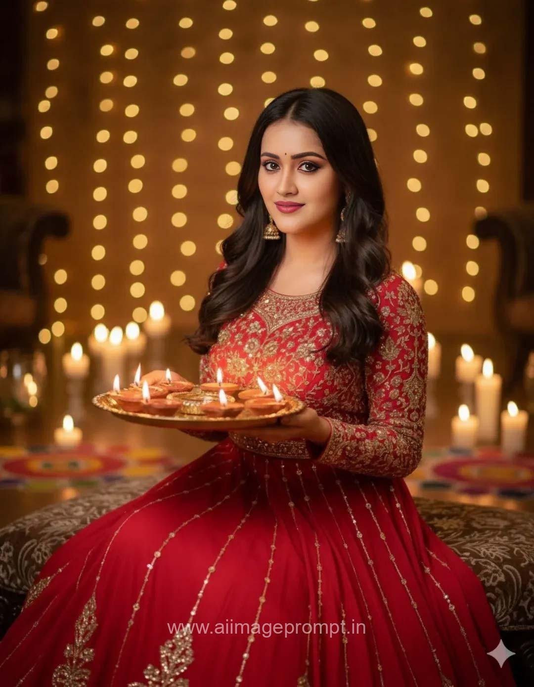 diwali girls instagram ai prompt